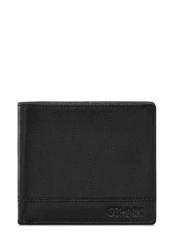 Men's black leather wallet PORMS-0009-99(W24)-01