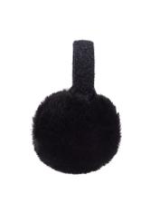 Black women's earmuffs NAUDP-0003-99(Z26) - side view of the product, on a white background.
