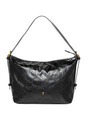 Women's handbag in black TOREC-1284-9I(Z26), product view from the front on a white background.