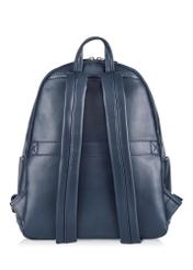 Elegant navy blue men's backpack PLCMN-0012-69(W23)-04