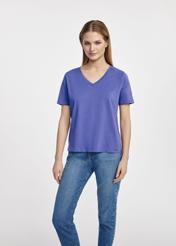 Blue basic women's t-shirt TSHDT-0120-61(W25)-02