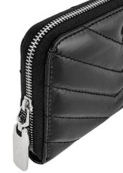 Black leather medium women's wallet PORES-0942-99(Z24)-06