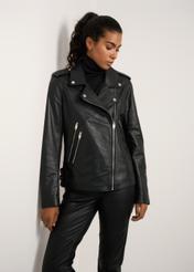 Women's leather oversize ramones KURDS-0395-5491(Z22)-02