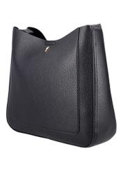 Black women's hobo bag TOREC-1257-9I(Z26). Product view diagonally on a white background.