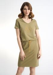 Women's dress SUKDT-0115-55(W22)-01