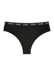 Women's Black Brazilian Shorts 3-Pack ZESDB-0001-99(W26)