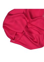 Women's raspberry silk scarf SZADT-0169-31(W24)-03