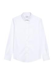 White men's shirt KOSMT-0351-11(Z25) - front product view on white background.