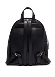 Black women's backpack TOREC-1263-9F(Z26), product view from the back on a white background.
