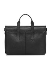 Black men's leather briefcase TORMS-0447-99(W25)