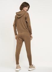 Beige women's sweatpants SPODT-0073-81(Z22)-03