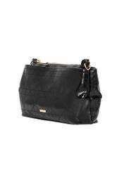 Black women's shoulder bag TOREC-1334-9F(Z26), angled product view on a white background.