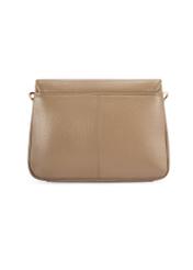 Dark beige leather women's handbag TORES-0911F-1K(W26)