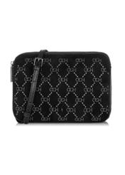 Black women's handbag with monogram TOREC-0522B-96(Z23)-01