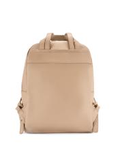 Beige leather women's backpack TORES-1072E-1B(W26)