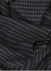 Men's scarf with a small check pattern SZAMT-0091-9B(Z26), close-up of the product detail.