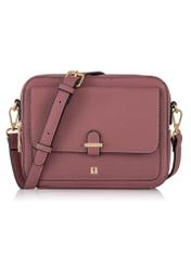 Women's dark pink messenger bag TOREC-0405C-32(Z25), front product view on white background.