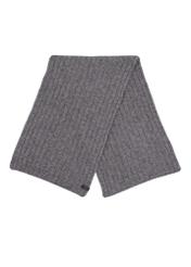 Men's gray wool scarf SZAMT-0030-9B(Z26), front product view on white background.