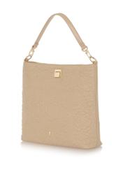 Large women's handbag with embossing TOREC-0796-81(W23)-02