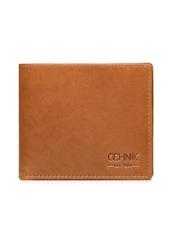 Men's leather wallet PORMS-0301A-88(Z25), product view from the front on a white background.