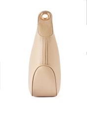 Beige women's hobo-style handbag TOREC-0829 A-80(Z 25) - side view of the product on a white background.