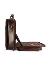 Brown leather men's laptop bag TORMS-0482-89(Z25)