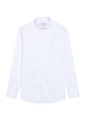 White men's shirt KOSMT-0352-11(Z25), front product view on white background.