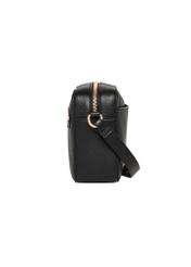 Small black women's messenger bag TORES-1427-9I(Z26), side view of the product on a white background.