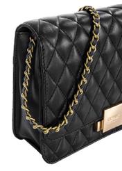 Women's quilted leather mailbag TORES-0907-99(W23)-06