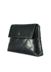 Black women's handbag with chain TOREC-1099-99(Z25), diagonal product view on a white background.