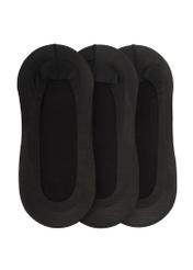 Set of black women's ankle socks ZESDT-0032-99(W26) - product view from above, on a white background.