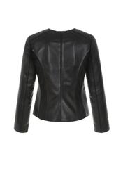 Women's waisted leather jacket KURDS-0354-5506(KS)-04