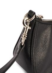 Small black women's handbag TOREC-1134-99(W26), close-up of the product detail on a white background.