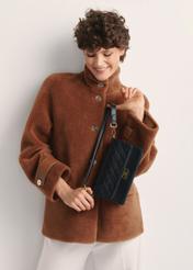 Black women's handbag with monogram TOREC-1046-98(Z25)