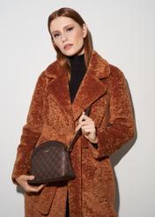 Small brown women's handbag TOREC-0817-89(Z23)-07