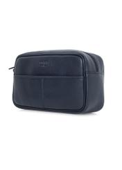 Navy blue leather men's cosmetic bag TORMS-0182D-69(W25)-02