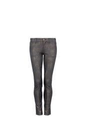 Metaliczne jeansy damskie JEADT-0002-69(Z17)-01