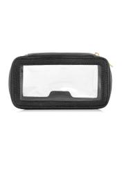 Small black transparent women's cosmetic bag TOREC-0901-99(W24)-04