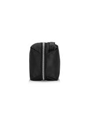 Black capacious nylon cosmetic bag TOREN-0291-99(Z24)-04