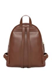 Light brown women's backpack TOREC-1263-1G(Z26), product view from the back on a light background.