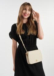 Cream women's shoulder bag TOREC-0205E-16(W25)