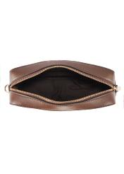 Brown women's handbag TOREC-0003J-89(Z25), product view from the inside on a white background.