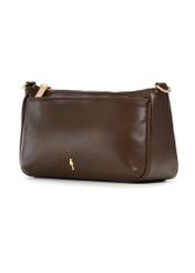 Brown women's shoulder bag TOREC-1245-1H(Z26), diagonal product view on a white background.