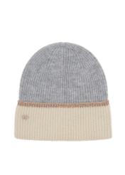 Women's grey beige cap CZADT-0163-91(Z24)-02