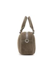 Women's khaki shoulder bag TORES-1193-55 (Z25), side product view on white background.