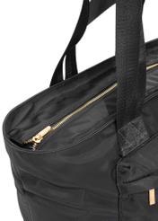 Black large shopper bag TOREN-0325-99(Z25)