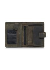 Khaki leather men's wallet PORMS-0543-54(W23)-04