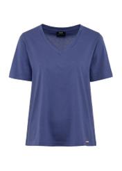 Blue basic women's t-shirt TSHDT-0120-61(W25)