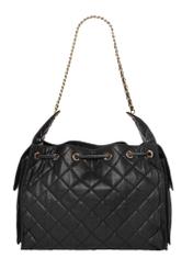 TORES-1365-9P(Z26) quilted leather women's handbag, rear view on a white background.