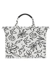 Women's shopper bag in flowers TOREC-0873A-98(W25)